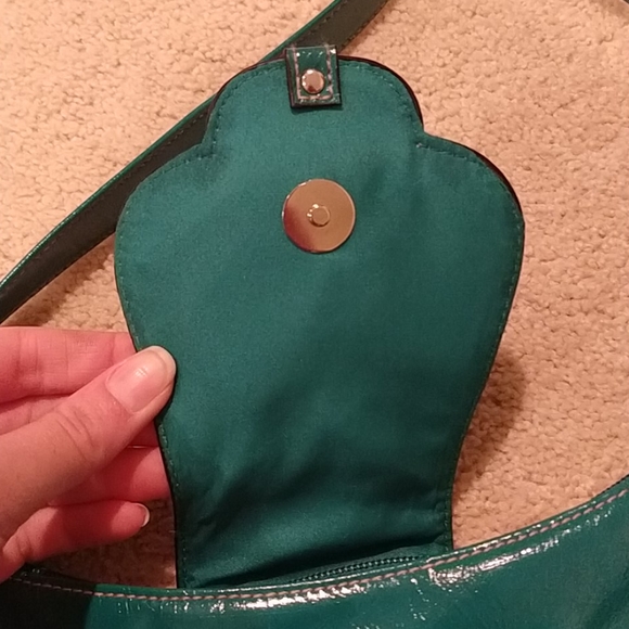 Teal medallion shoulder bag - Picture 7 of 11